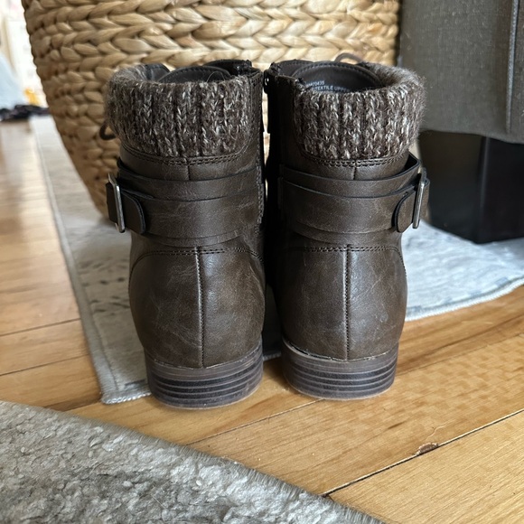 Torrid Brown Pleather Women’s Boots Size 9 - Picture 4 of 5